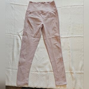 Free People Movement Leggings Womens XS Purple Ribbed High Rise Yoga Athleisure